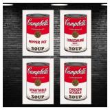 Andy Warhol Campbells Soup i, 1968 Set of 4