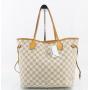 Louis Vuitton Damier Azur Neverfull MM Tote Bag