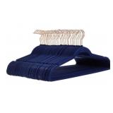 96 Navy Huggable Hangers wï¿½ Matching Storage