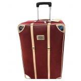 27 ï¿½ Joy Mangano Paris Red Roll-around Suitcase