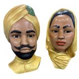 Mid Century Head Busts