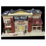 Lighted Village-Walmart, Home Depot, Cafe, Bsnk,