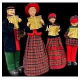 (4) Pc Hand Crafted Carolers