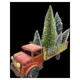 Vintage Metal Truck wï¿½ Christmas Trees