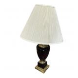 Brass & Marble Look Table Lamp