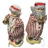 Vintage Animated Mr & Mrs Clause