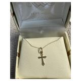 14k Gold Cross Necklace