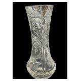 Etched Crystal Vase
