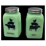 Jadeite Salt & Pepper