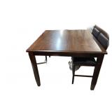 Beautiful New Bar Table & 2 Benches-Come Sit &