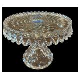 Fostoria Cake Stand )see 2nd photo-chipped)