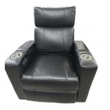New Abbyson Black Power Recliners wï¿½ Cup