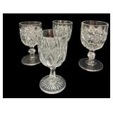 (4) Cordial Glasses