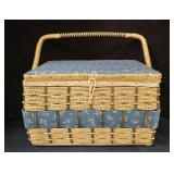 Wicker Sewing Basket