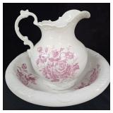 Crown Pottery Wash Basin & Pitcher