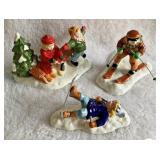 Dept 56 Snow Village Skaters & Skiers