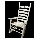 White Wood Porch Rocker