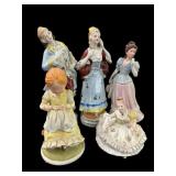 Colonial Figures Porcelain & Bisque