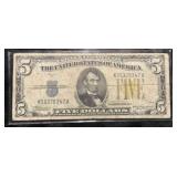 1934 $5 North Africa Bank Note