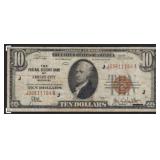 1929 $10 Kansas City Federal Reserve Bank Note