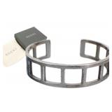 GUCCI GG Metal Bangle Bracelet