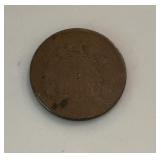 1867 2 Cent Coin