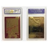 23K Gold Michael Jordan Skybox Card