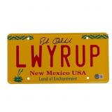 Autographed Better Caul Saul License Plate