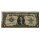 1923 - Blue Seal Large $1 Silver Certificate