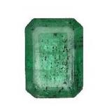 GIA Certified Octagonal 0.88 ct Emerald