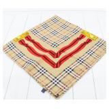 Burberry Nova Check Fashion Scarf 100% Silk