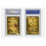 23K Gold Kobe Bryant Rookie Card
