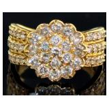 18kt Gold 1.50 ct Natural Diamond Ring