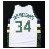 Autographed Giannis Antetokounmpo Jersey