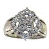 Platinum 1.00 ct Brilliant Natural Diamond Ring