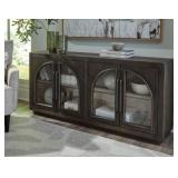 Ashley Dreley  Grayish Brown Accent Cabinet Ashley Dreley  Grayish Brown Accent Cabinet