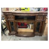Media Stand Fire Place Opening DOES HAVE DAMAGE Media Stand Fire Place Opening DOES HAVE DAMAGE