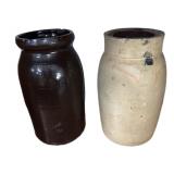 (2) Canning Crocks