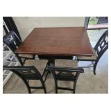 Bar Table With 4 Chairs