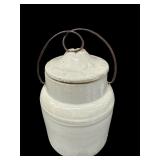 The WEIR STONEWARE CANNING CROCK Wï¿½ LId