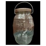 One Gallon Lidded Pickle Jar