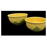 2 pc Shawnee Bowl Set