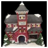 Lighted Village Library