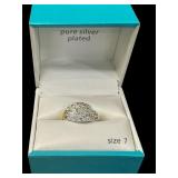 Pure Silver Plated Ring