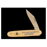 FREE AND ACCEPTED MASON KNIFE