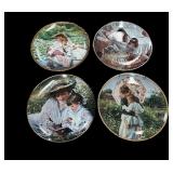 (4) Beautiful Mother & Child Plates
