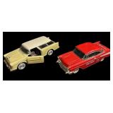 (2) Metal Cars