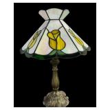 Stained Leaded Glass Lamp