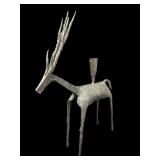 Metal Deer Sculpture