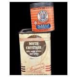 (2) Vintage Tin Advertising Cans